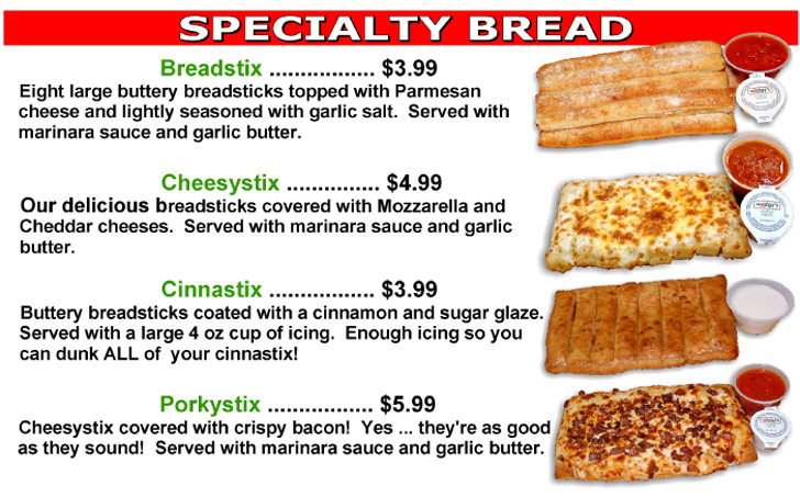 What's the best part of Wedgy's?  The Breads!
